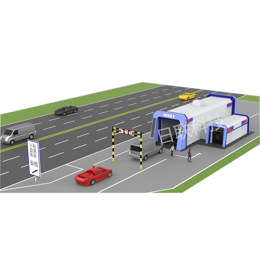 日联科技UNX6016通过式车辆安检系统是怎么工作的